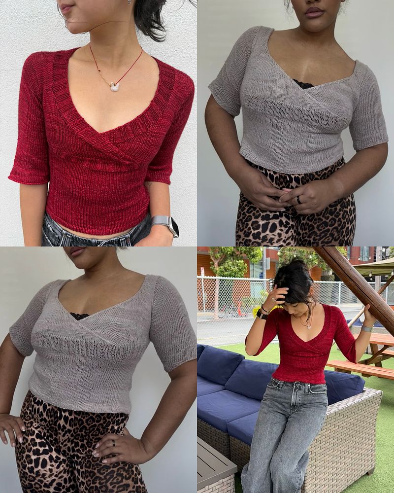 Ivette Top PDF Knitting Pattern