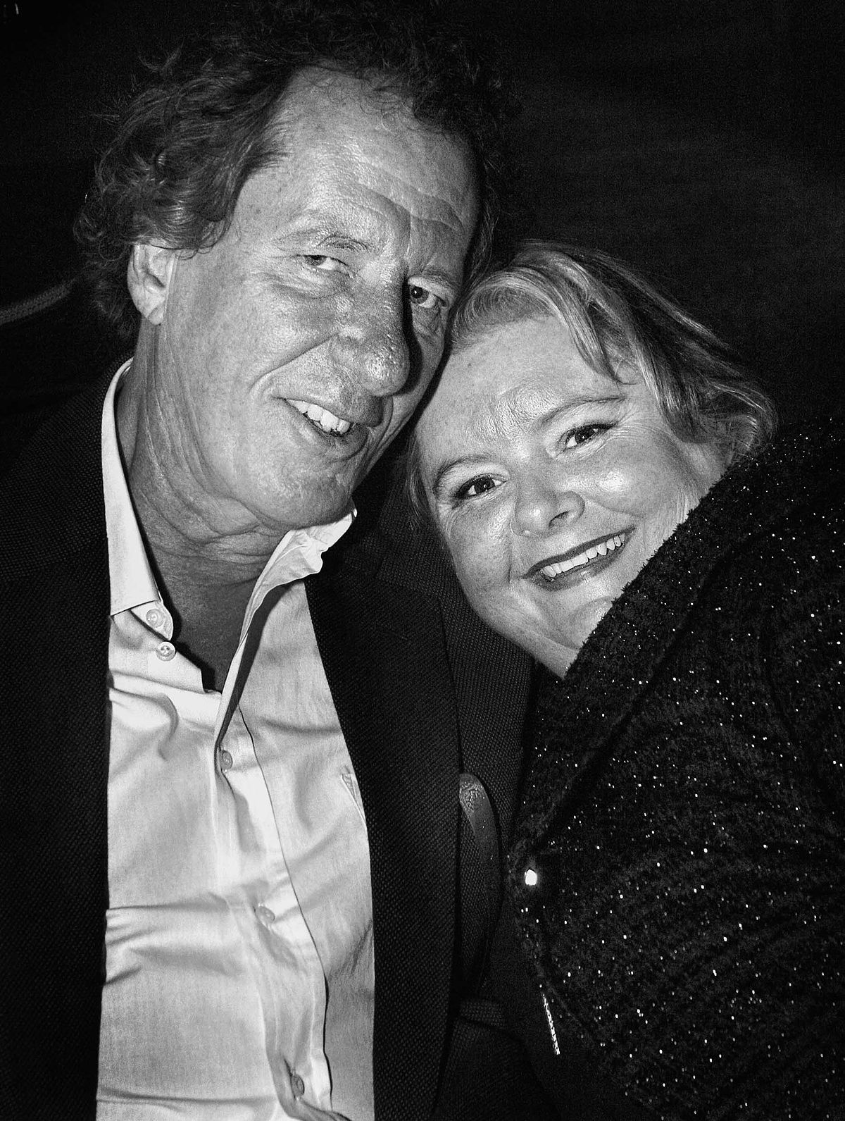 Portrait of actors Geoffrey, Rush and Magda, Szubanski in St Kilda.