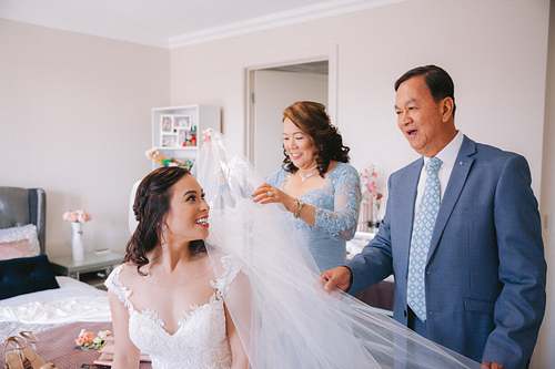Bride Getting Ready