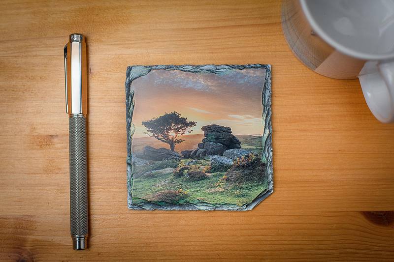 Slate Coaster - Saddle Tor