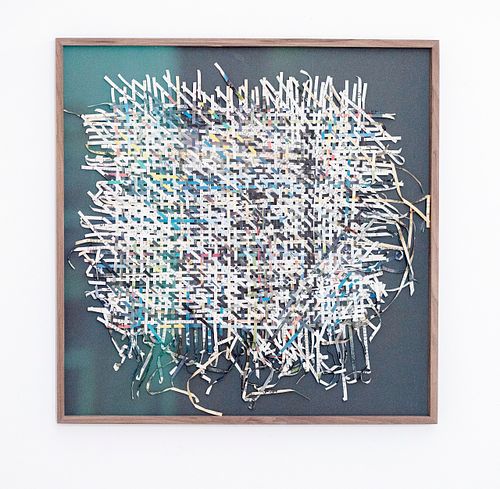 Newspaper Weaving Cross (2023)
