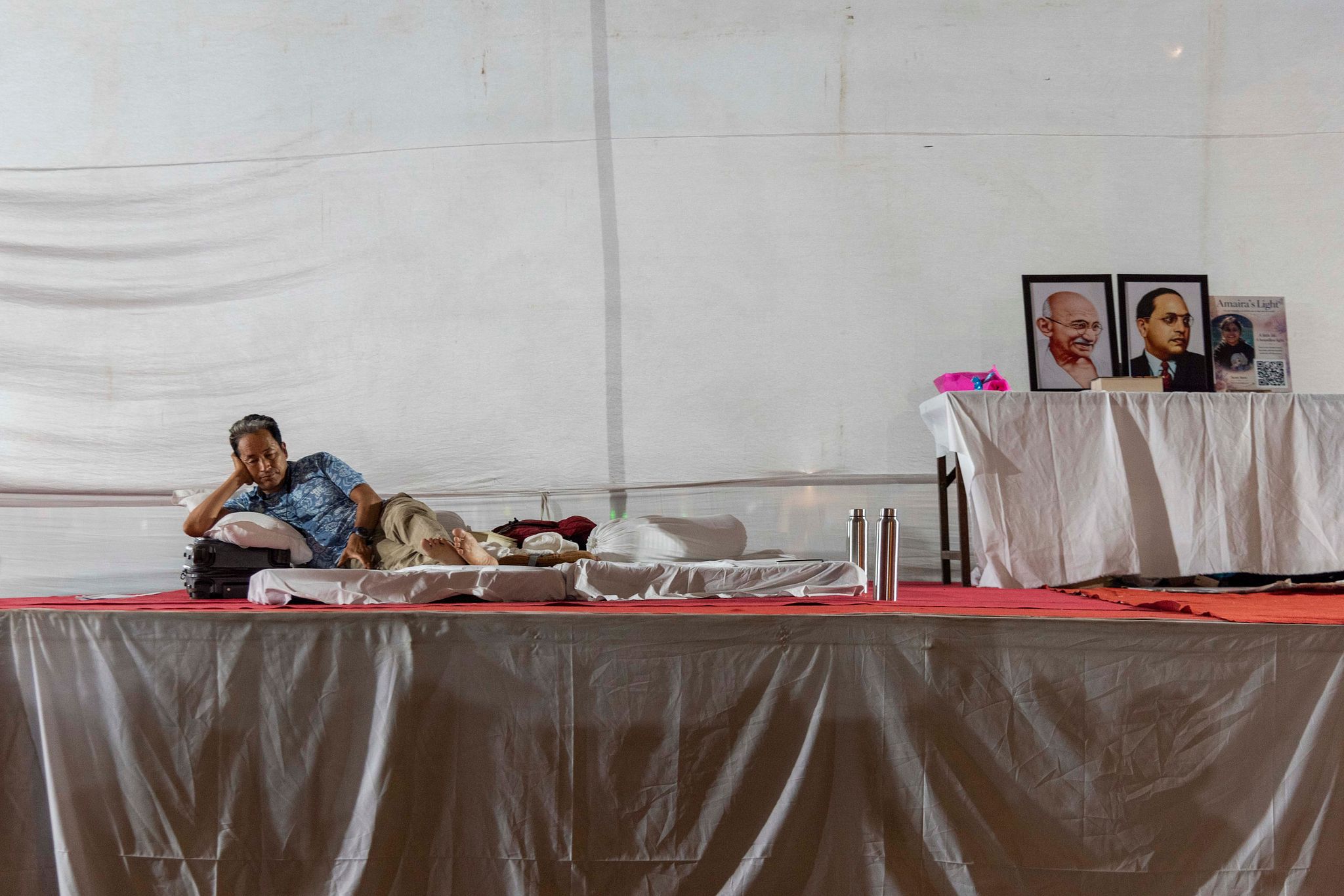 Environmentalist Sonam Wangchuk begins indefinite hunger strike at CJP Protest site in Delhi