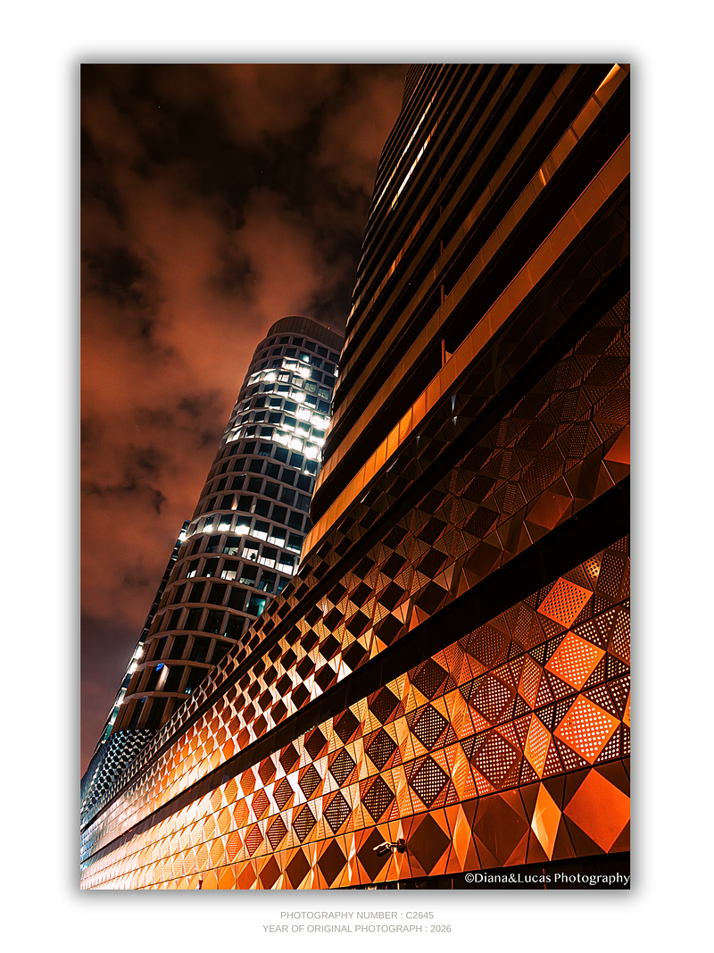 COLLECTION - URBAN GEOMETRY VERTICAL - "Storm and Steel" - LIMITED EDITION 10 of 10