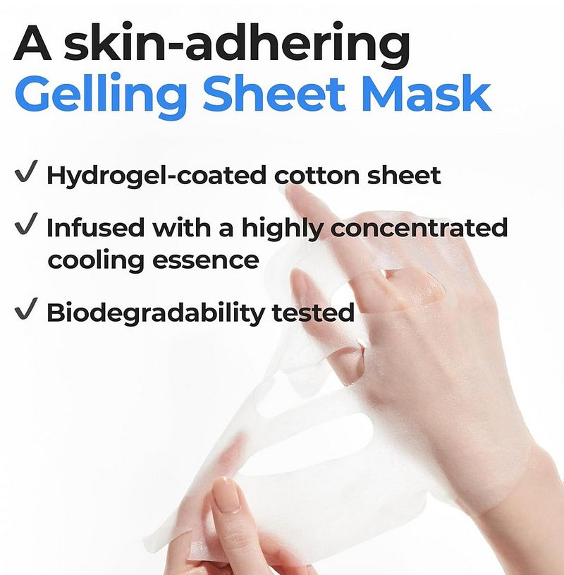 Cell Fusion C Cooling Sheet Mask, Hydrating, Cooling and De-puffing