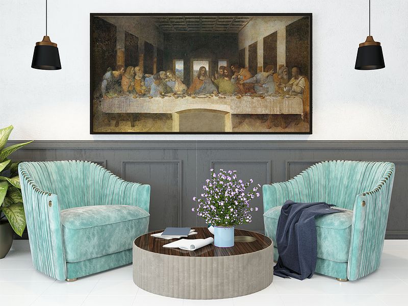 The Last Supper – A Masterpiece by Leonardo da Vinci Depicting the Moment of Betrayal