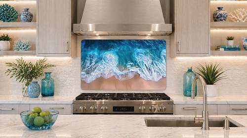 Kitchen Backsplash Art