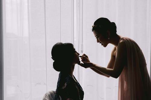 Groom Getting Ready