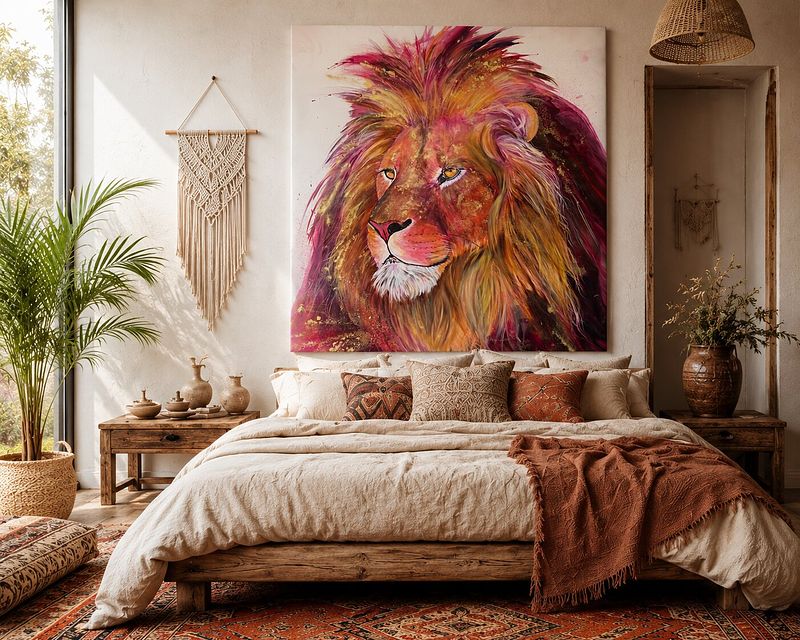 Walter pint lion - This painting is exhibit in France