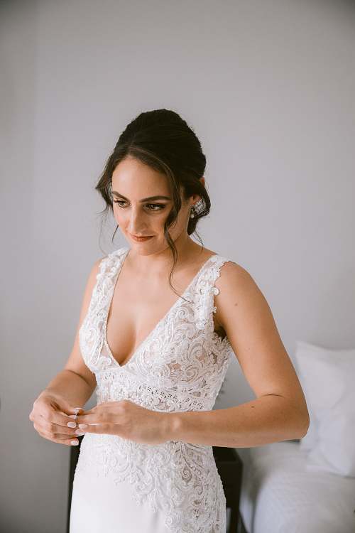 Bride Getting Ready