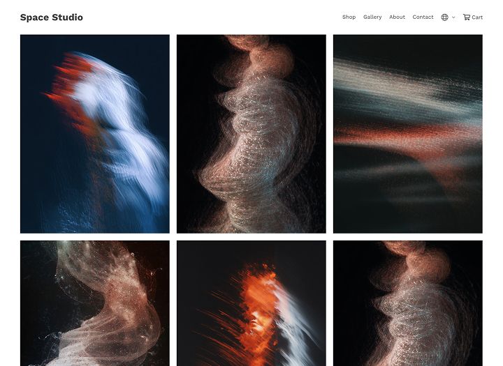 Eine Galerie für hochwertige Fotografie, die Drucke und Downloads verkauft auf Pixpa