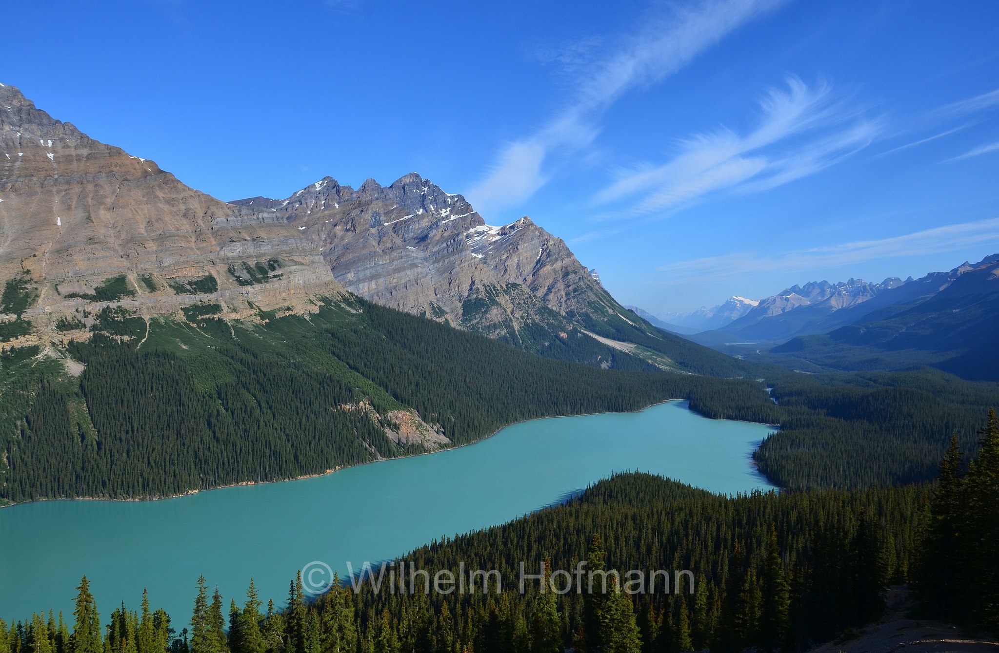 Peyto Lake, Lago Peyto, Banff National Park, Banff-Nationalpark, Parco nazionale Banff, Alberta, Canada, Kanada