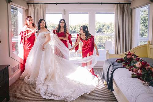 Bride Getting Ready