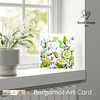 Bergamot Fruit and Flowers | Botanical Illustration | Floral Art Card | with Envelope