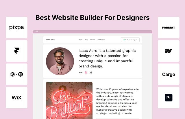 Best Website Builder for Designers: 9 Compared (2026)