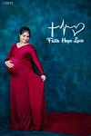 DP008 - Maroon Body Fit Gown