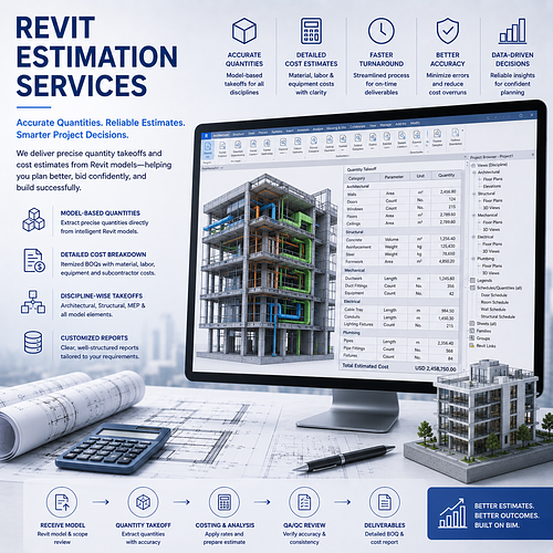 Revit Quantity Estimation Services