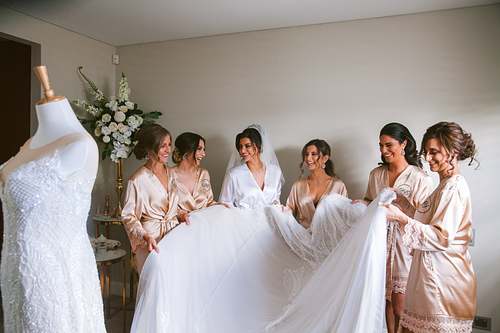 Bride Getting Ready