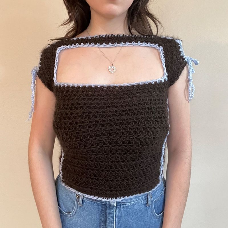 Quiet Moon Top- PDF crochet pattern