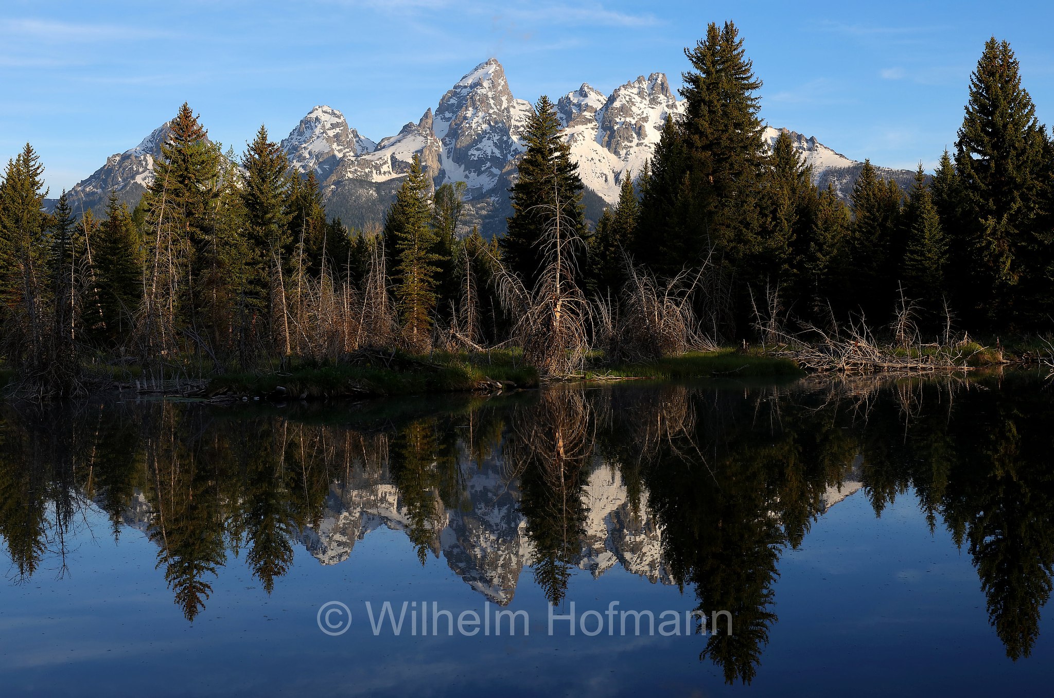 Schwabachers Landing, Teton Range, Snake River, Grand Teton National Park, Grand-Teton-Nationalpark, parco nazionale del Grand Teton, Wyoming, USA