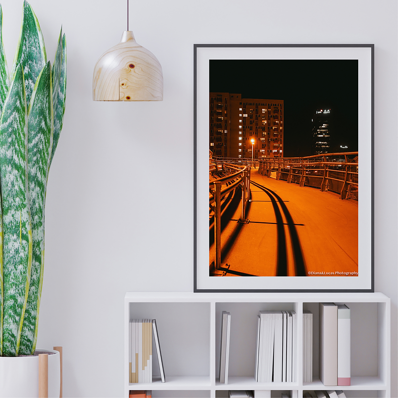 COLLECTION - URBAN GEOMETRY VERTICAL - "Shadow Rails" - LIMITED EDITION 10 of 10