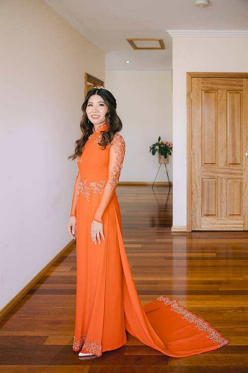 Bride Getting Ready
