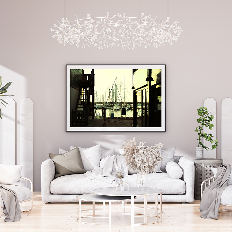 COLLECTION - URBAN GEOMETRY HORIZONTAL - "Harbour View" - LIMITED EDITION 10 of 10