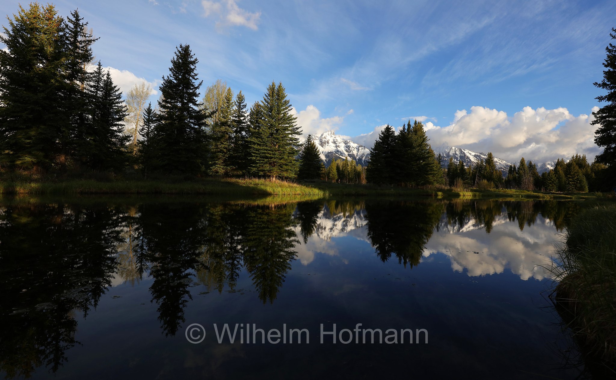 Schwabachers Landing, Teton Range, Snake River, Grand Teton National Park, Grand-Teton-Nationalpark, parco nazionale del Grand Teton, Wyoming, USA