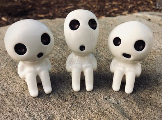 Sentado Kodama Ornaments impressão 3D