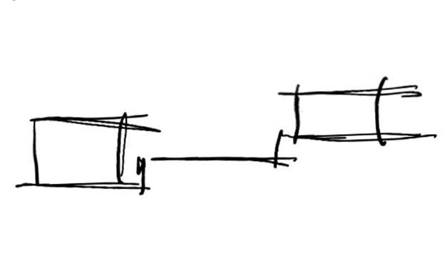 boceto arquitectura patio central organizacion espacial vivienda lujo