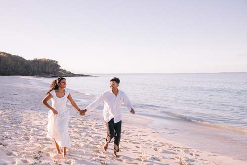 Engagement Portraits at Chinamans Beach Jervis Bay
