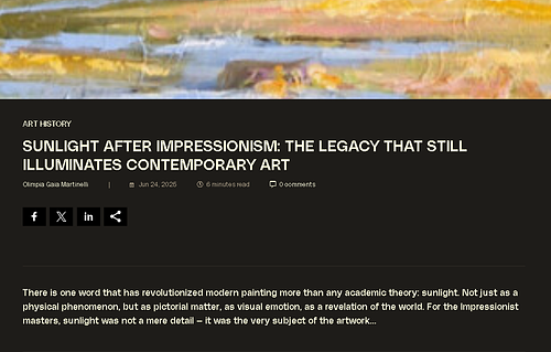 Sunlight After Impressionism: A Legacy That Still Illuminates Contemporary Art