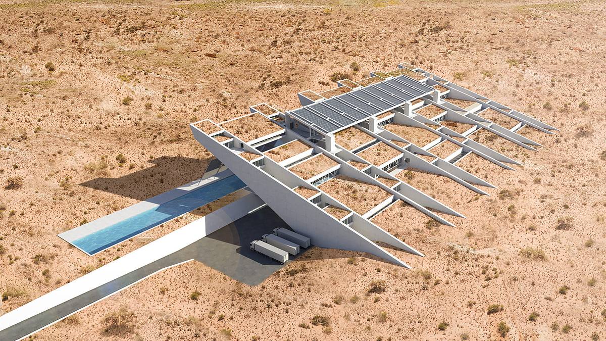 render aereo hyperloop campus sostenible las vegas