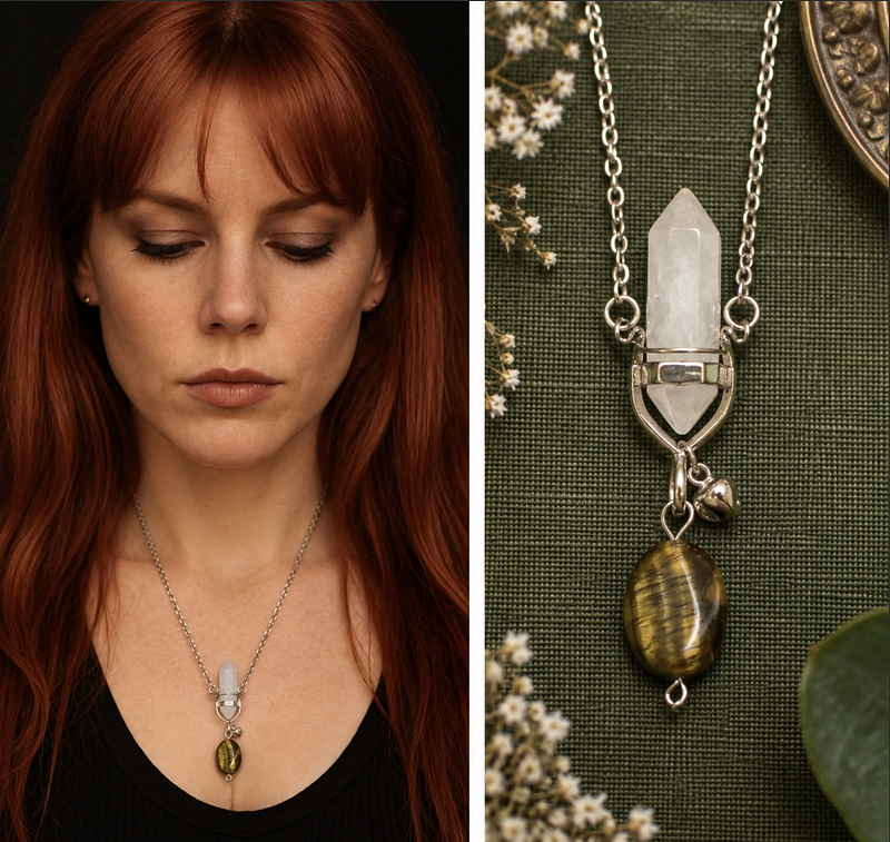Practically Magic Necklace- Silvery 18''