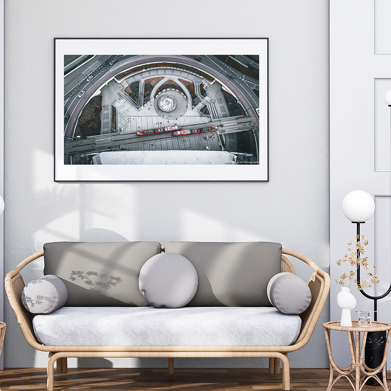 THE ONE - AERIAL PRINTS - "The Roundabout" - LIMITED EDITION 4 of 5