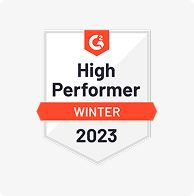 G2 High Performer &mdash; Winter 2023