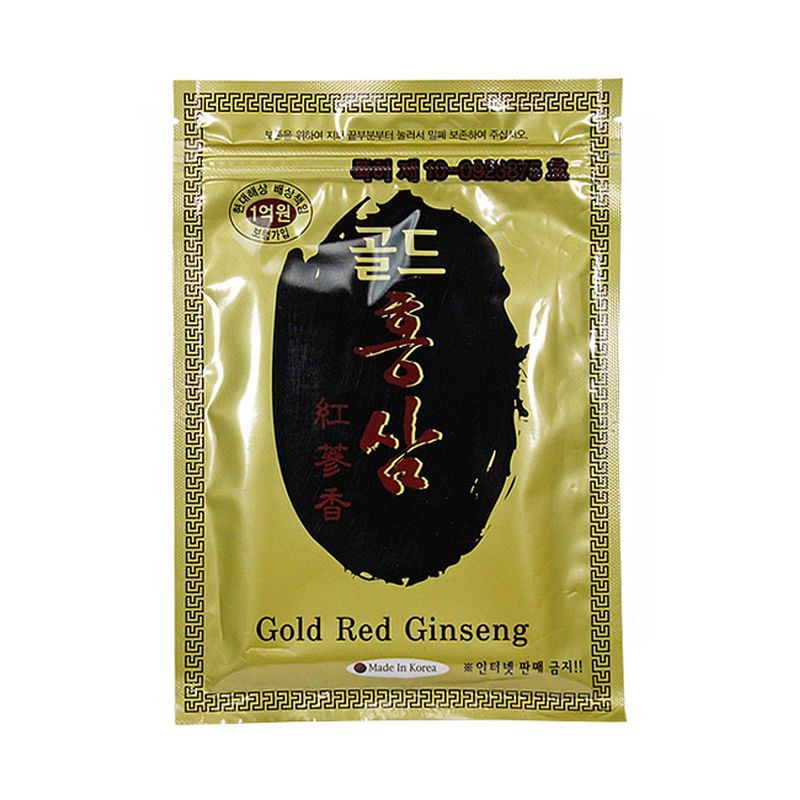 Pain relief ginseng extract body patches (gold)