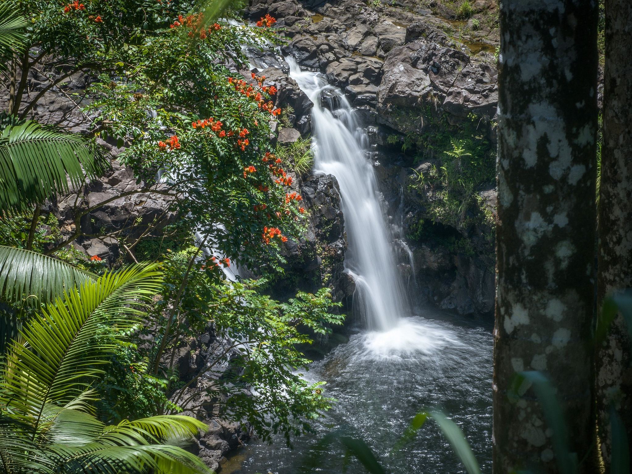 Upper Umauna Falls - Hilo, Hawaii