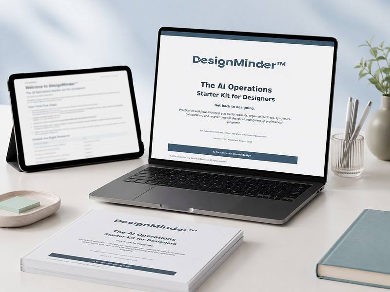 DesignMinder™: The AI Operations Starter Kit for Designers