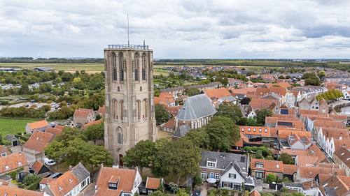 Historische Pieterstraat in Goedereede