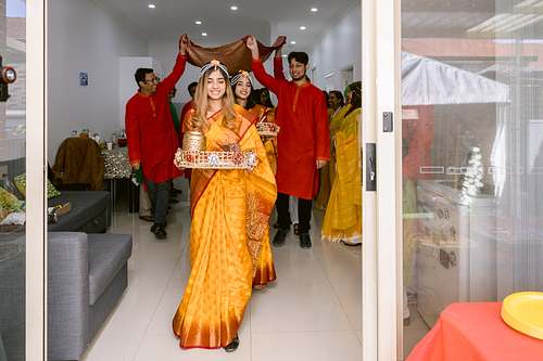 Traditional Bangladesh Gaye Holud Ceremony