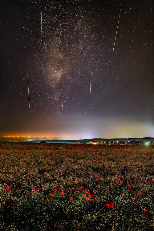 Perseids meteor shower brighton