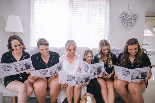Bride Getting Ready