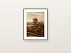 La pagode de Miyajima au couchant