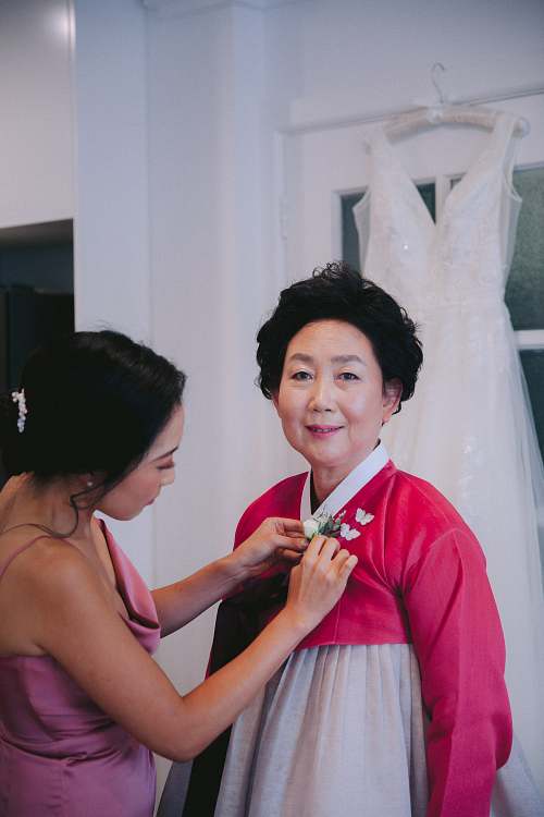 Bride Getting Ready