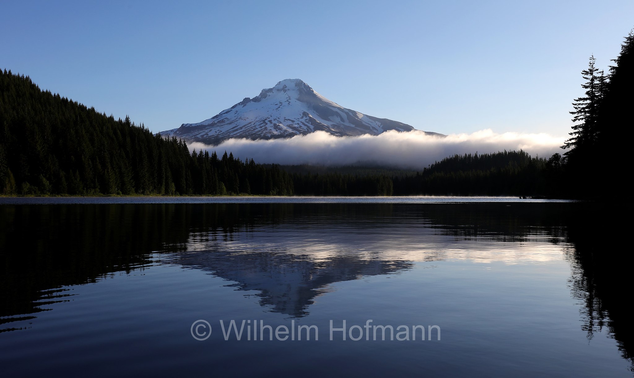 Trillium Lake, Mount Hood, Monte Hood, Oregon, USA