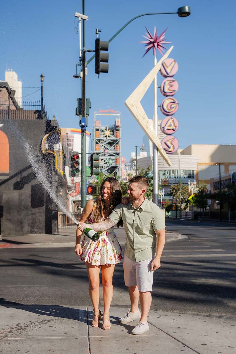 Megan & Jordan's Anniversary Session in Las Vegas Strip & Downtown Fremont Street