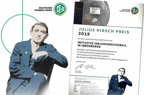 Julius-Hirsch-Preis / Urkunde (mehrere Jahre)