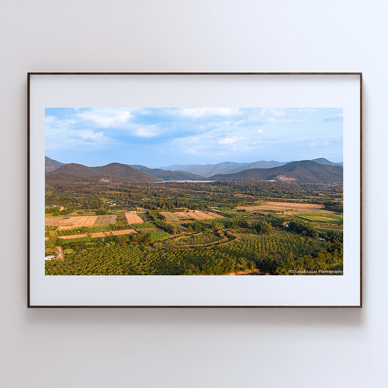 COLLECTION - GIANTS OF THE LAND HORIZONTAL - "Fields and Mountains" - LIMITED EDITION 10 of 10