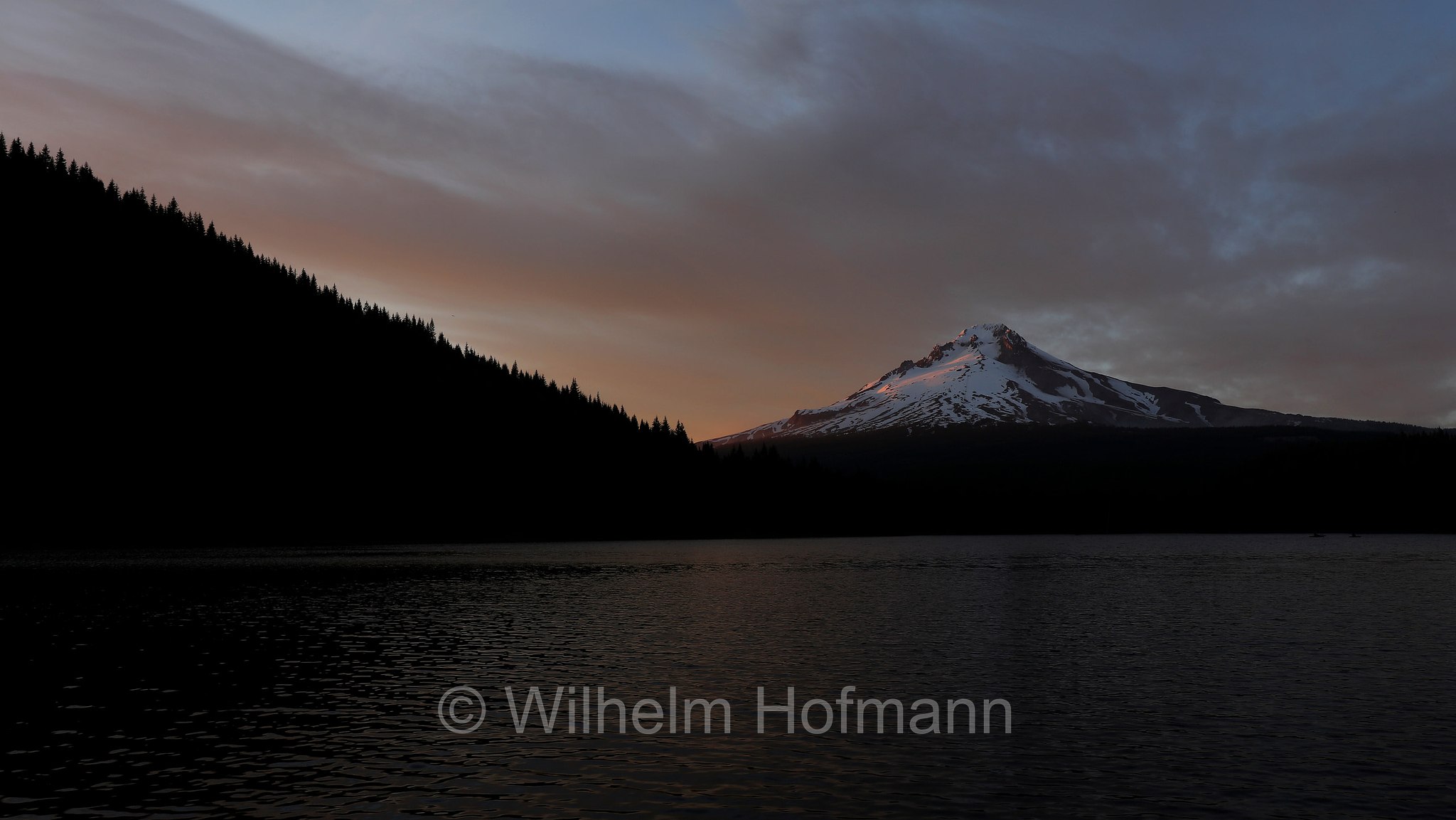 Trillium Lake, Mount Hood, Monte Hood, Oregon, USA
