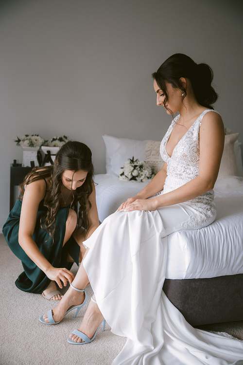 Bride Getting Ready